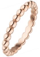 Jobo Fingerring »Kugel«, 925 Silber roségold vergoldet