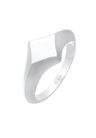 Elli PREMIUM Elli PREMIUM Ringen Dames zegelring Rhombus Geo Look Blogger Trend in 925 Sterling Zilver