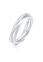 Elli Dames Wikkel Ring Trini Look Basic Minimal Trend in 925 Sterling Zilver
