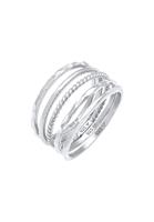 Elli Elli Ringen Dames Ring Set Stacking Minimal Trend Blogger Basic in 925 Sterling Zilver