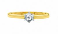 Adelia´s Goldring »333 Gold Ring mit Zirkonia«, 333 Gold Goldschmuck für Damen