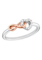 S.Oliver Fingerring »Infinity/Unendlichkeitsschleife, Herz, 2032572 /-74 /-75 /-76«, mit Zirkonia (synth)