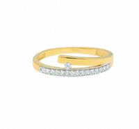 AdeliaÂ´s Fingerring Â»333 Gold Ring mit ZirkoniaÂ«, Goldschmuck fÃ¼r Damen