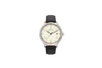 Elevon Sabre lederen band horloge met datum