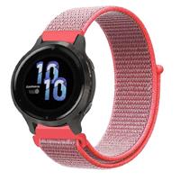 Strap-it Garmin Venu 2s nylon band - 40mm -roze/rood