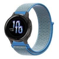 Strap-it Garmin Venu 2s nylon band - 40mm -blauw