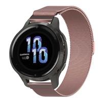 Strap-it Garmin Venu 2s Milanese band - 40mm - roze