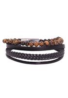 Firetti Lederarmband, Made in Germany - mit Tigerauge