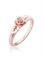 Elli Dames Band Rozen Symbool Gebloemd Vintage Look in 925 Sterling Zilver