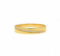Adelia´s Fingerring »333 Gold Ring mit Zirkonia«, Goldschmuck für Damen