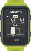 Sigma sporthorloge set iD.TRI waterdicht/gps lichtgroen 5 delig