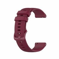 Strap-it siliconen horlogeband 18mm universeel (donkerrood)