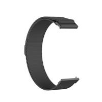 Strap-it Milanese horlogeband 18mm universeel (zwart)