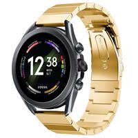 Strap-it Fossil Gen 6 - 44mm metalen bandje (goud)