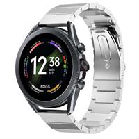 Strap-it Fossil Gen 6 - 44mm metalen bandje (zilver)