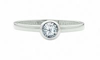 Adelia´s Goldring »333 Weißgold Ring mit Zirkonia«, 333 Gold Goldschmuck für Damen