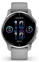 Garmin Venu 2 Plus Smartwatch hellgrau/silber