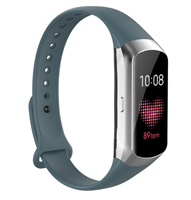 Strap-it Samsung Galaxy Fit siliconen bandje (grijsblauw)