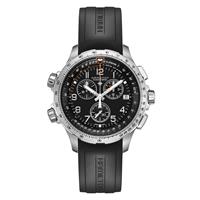 Hamilton Aviation H77912335 Khaki X-Wind GMT Horloge
