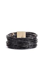 Lascana Wikkelarmbandenset Wikkelarmband in layer-look met parels, magnetische armband, armbanden set (2-delig)