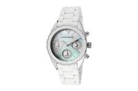 Emporio Armani Dameshorloge Kwarts Wit & Zilver