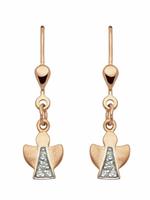 Adelia´s Paar Ohrhänger "1 Paar 925 Silber Ohrringe / Ohrhänger mit Zirkonia", 925 Sterling Silber mit Zirkonia Silberschmuck für Damen