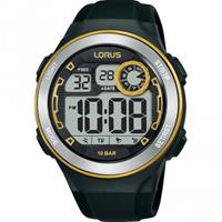 Lorus Herrenuhr digital R2379NX9 Edelstahl, Kunststoff