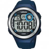 Lorus Herrenuhr digital R2383NX9 Edelstahl, Kunststoff