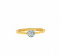 AdeliaÂ´s Fingerring Â»333 Gold Ring mit Zirkonia Ã 4,8 mmÂ«, Goldschmuck fÃ¼r Damen