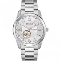 Bulova 96A280 Herren-Automatikuhr Classic Stahl/Silberfarben