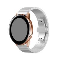 Strap-it Garmin Vivoactive 4s metalen band - 40mm - zilver