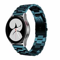 Strap-it Samsung Galaxy Watch 4 stalen band (donkergroen)