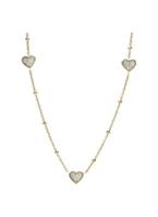 Fossil Sieraden 'Sutton' Dames RVS Ketting - Goud JF03942710