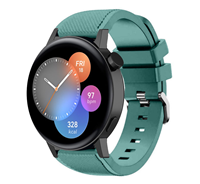 Strap-it Huawei Watch GT 3 42mm siliconen bandje (dennengroen)