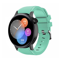 Strap-it Huawei Watch GT 3 42mm siliconen bandje (aqua)