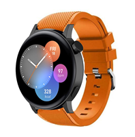 Strap-it Huawei Watch GT 3 42mm siliconen bandje (oranje)