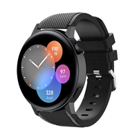 Strap-it Huawei Watch GT 3 42mm siliconen bandje (zwart)