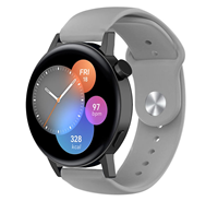Strap-it Huawei Watch GT 3 42mm sport band (grijs)
