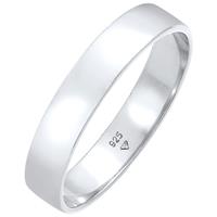 KUZZOI KUZZOI Ringen Heren Band Ring Minimal Basic Vriendschap in 925 Sterling Zilver