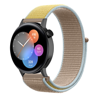 Strap-it Huawei Watch GT 3 42mm nylon band (camel)