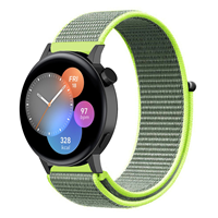 Strap-it Huawei Watch GT 3 42mm nylon band (fluoriserend)