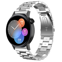 Strap-it Huawei Watch GT 3 42mm stalen band (zilver)