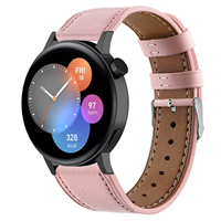 Strap-it Huawei Watch GT 3 42mm bandje leer (roze)