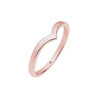 Elli Dames V Vorm Stapeltrend in 925 Sterling Zilver
