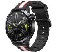 Strap-it Huawei Watch GT 3 46mm Special Edition band (zwart/wit)