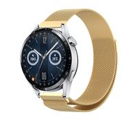 Strap-it Huawei Watch GT 3 46mm Milanese band (goud)