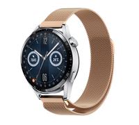 Strap-it Huawei Watch GT 3 46mm Milanese band (rosé goud)
