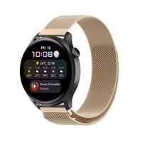 Strap-it Huawei Watch 3 / 3 Pro Milanese band (champagne)