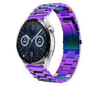 Strap-it Huawei Watch GT 3 46mm stalen band (regenboog)