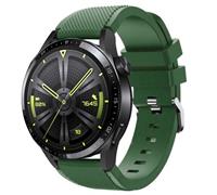 Strap-it Huawei Watch GT 3 46mm siliconen bandje  (legergroen)